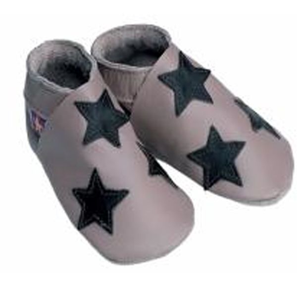 Starchild Taupe Stars Leather Shoes